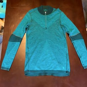 Teal Smartwool Intraknit 250 sweater Women’s large